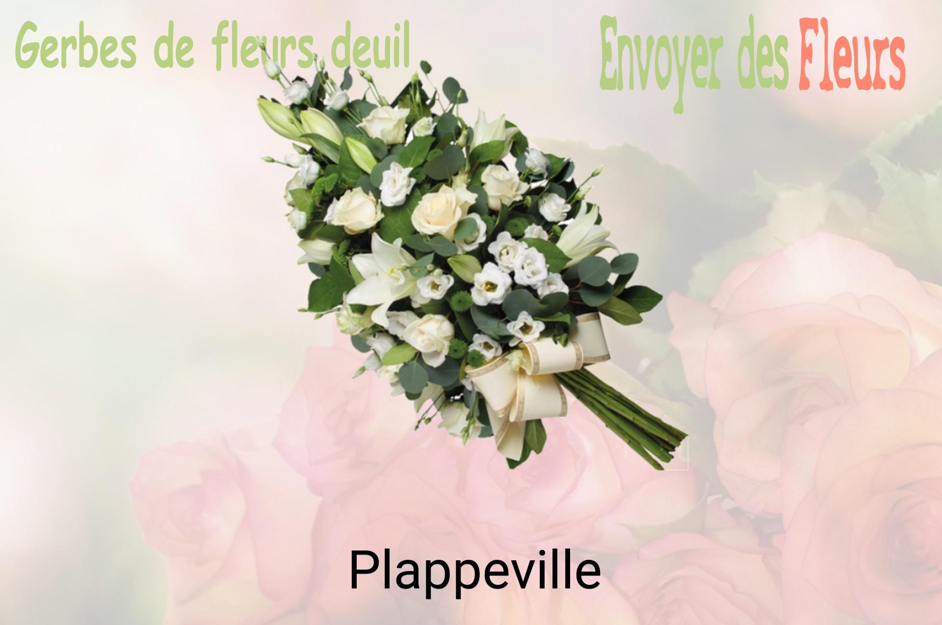 Gerbe de fleurs de deuil livrée à Plappeville
